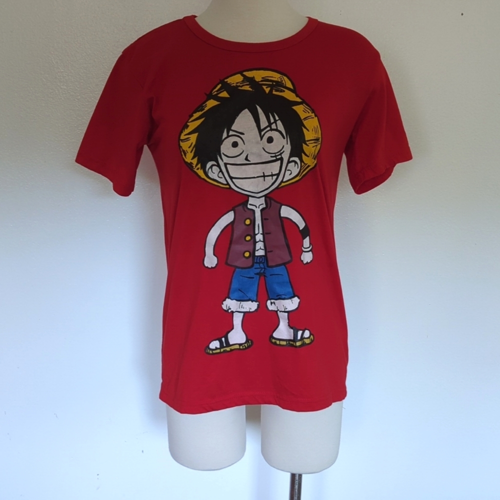 Red One Piece Luffy T-Shirt